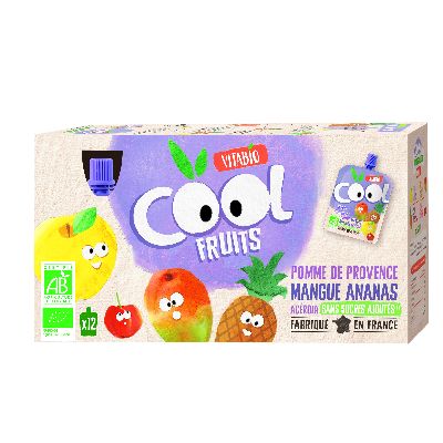 Cool Fruits Pom/Mangue/Ananas 12x90g